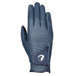 Hy Equestrian Sparkle Touch Riding Gloves Navy