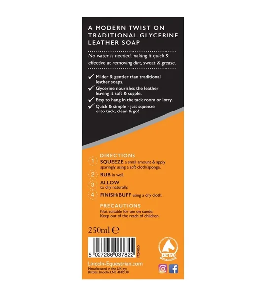 Lincoln Glycerine Gel Soap 250ml