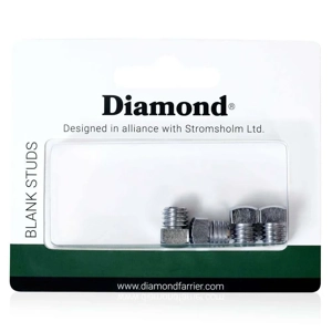 Stromsholm Diamond Blank Studs - 4 Piece