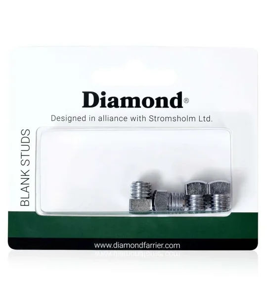 Stromsholm Diamond Blank Studs - 4 Piece