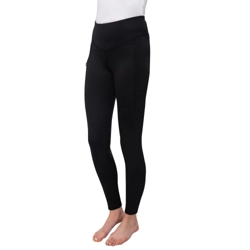 Hy Equestrian OsloPro Softshell Riding Tights - Black