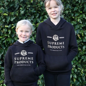 Supreme Products Active Junior Show Rider Hoodie - Black/Gold  5-14 yrs