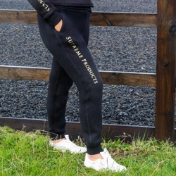 Supreme Products Active Junior Show Rider Joggers - Black/Gold - 5-14 Years