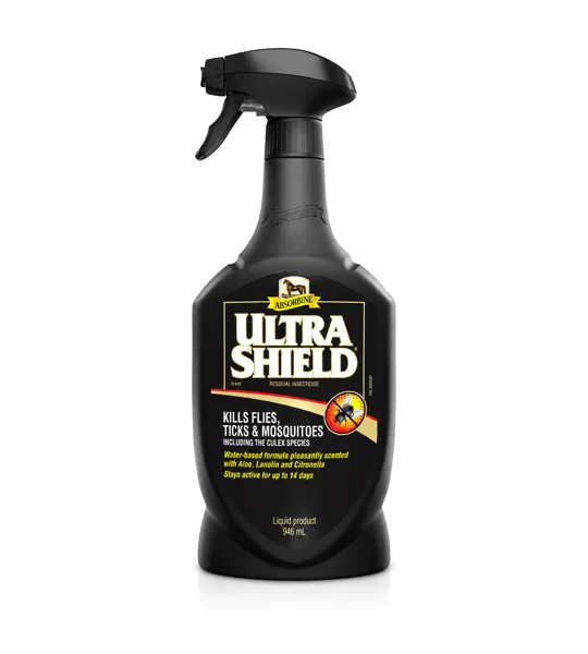 Absorbine UltraShield UK 946ml premises fly spray black bottle