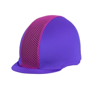 Hy Equestrian Mesh Hat Cover    Purple/Pink