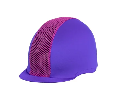 Hy Equestrian Mesh Hat Cover Purple/Pink