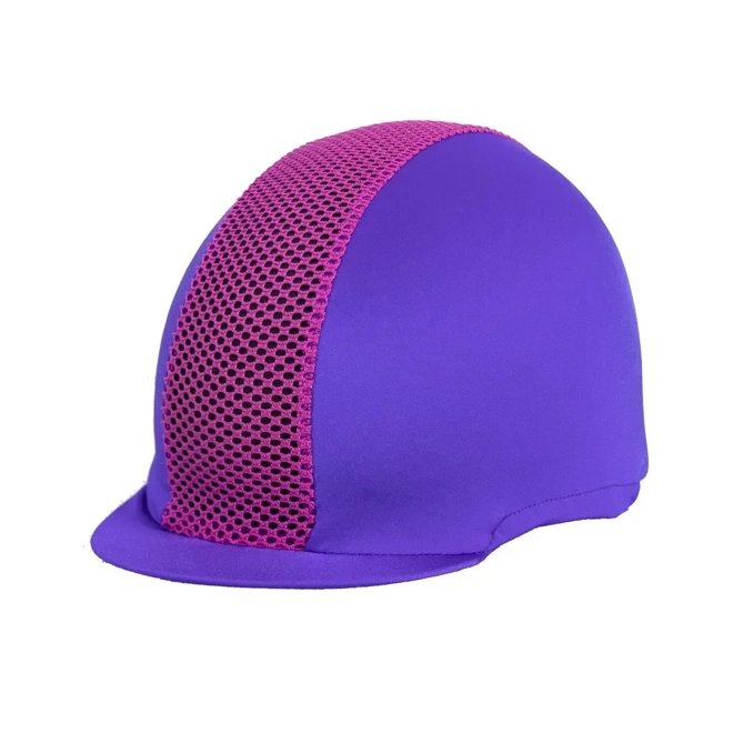product Image for Hy Equestrian Mesh Hat Cover    Purple/Pink