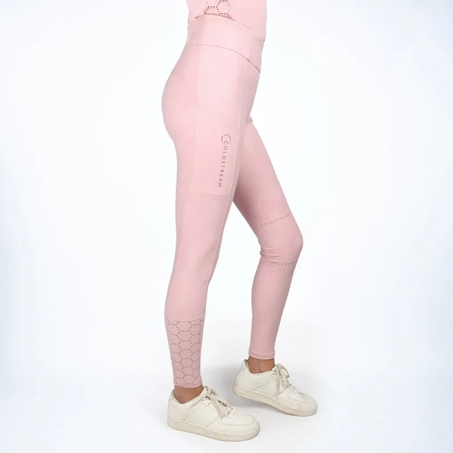 Additional Image for Coldstream Cranshaws Riding Tights  Blush Pink
