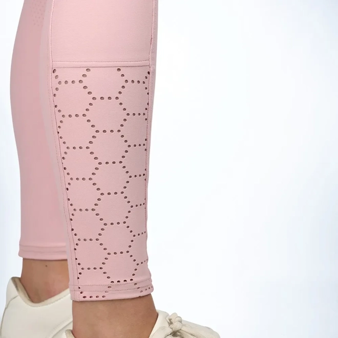 Additional Image for Coldstream Cranshaws Riding Tights  Blush Pink