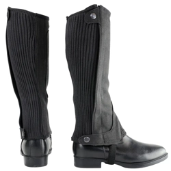 Hy Equestrian Amara Children's Half Chaps Black