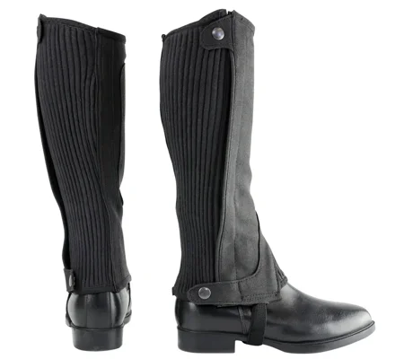 Hy Equestrian Amara Half Chaps Black