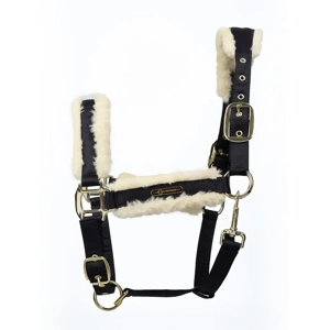 Coldstream Langlee Luxury Head Collar & Lead Rope Navy