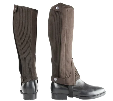 Hy Equestrian Amara Half Chaps Brown