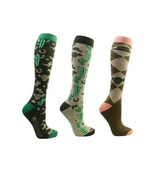 Hy Equestrian Wild Wild West Socks (Pack of 3)