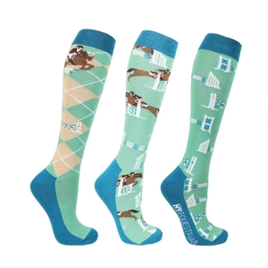 Hy Equestrian Show Jumping Socks (Pack of 3) Adults 4-8
