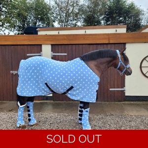 Supreme Products Dotty Fleece Boots  Beautiful Blue