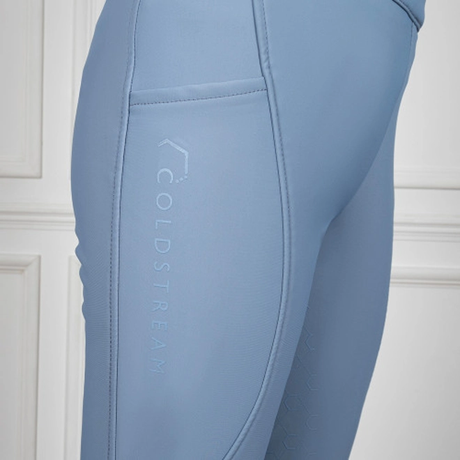 Additional Image for Coldstream Balmore Thermal Riding Tights l Blue