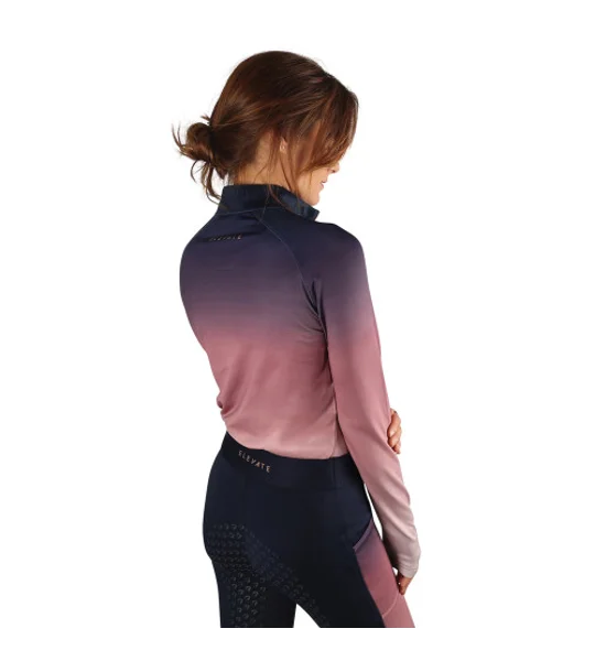 Hy Equestrian Elevate Ombre Base Layer Navy/Rose