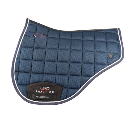 ProReaction 3D Mesh Close Contact Saddle Pad by Hy Equestrian Navy