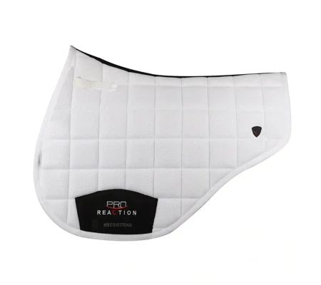 ProReaction 3D Mesh Close Contact Saddle Pad by Hy Equestrian White