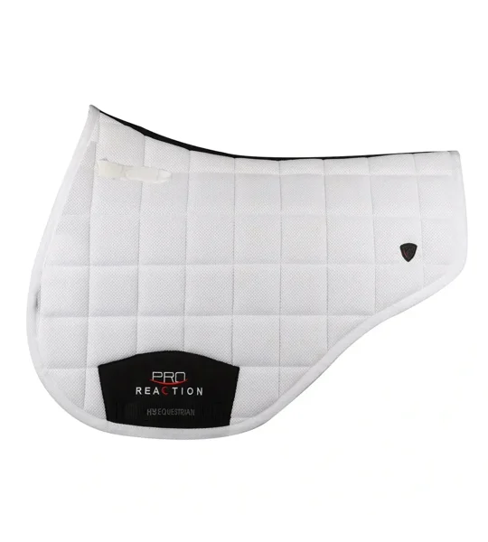 ProReaction 3D Mesh Close Contact Saddle Pad by Hy Equestrian White
