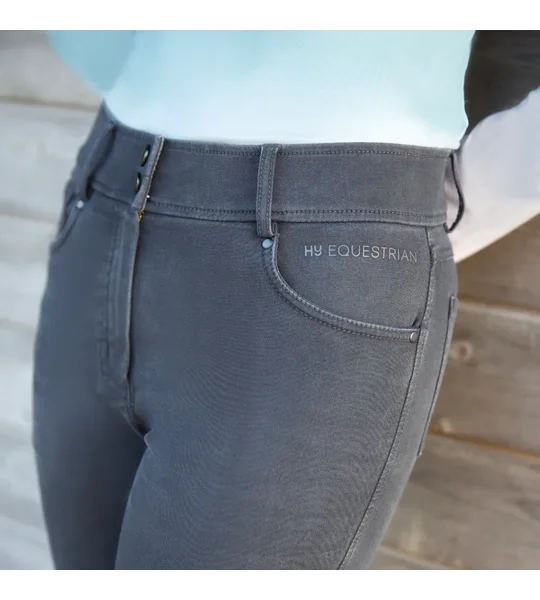 Hy Equestrian Elevate Denim Breeches Black