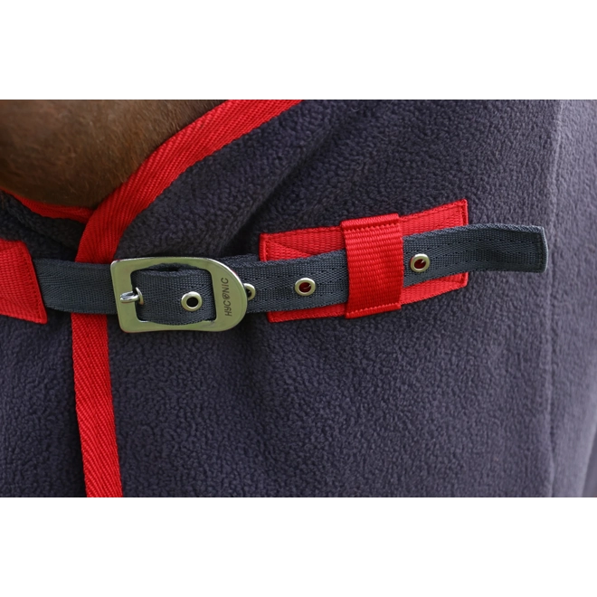 Additional Image for HyCONIC Fleece Rug Charcoal/Red