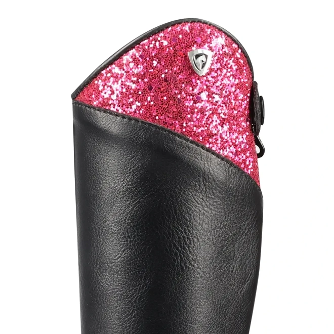 Additional Image for Hy Equestrian Eren Riding Boot   Black/Pink