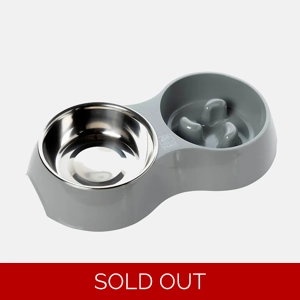 House of Paws Go Slow Dual Bowl One Size