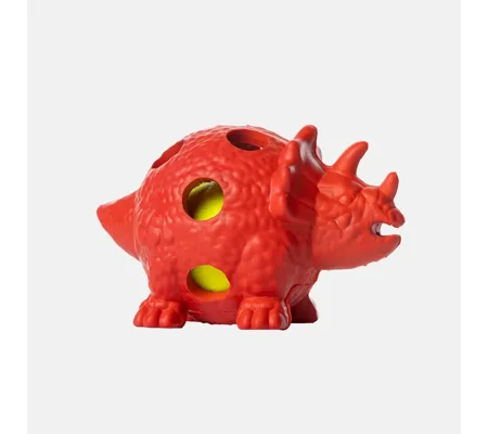 House of Paws Dinosaur Toy - Red Triceratops