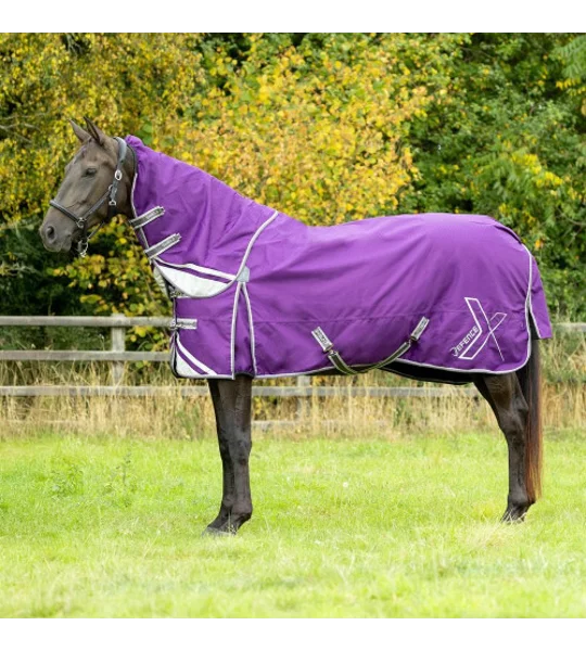 DefenceX Shield 300g Turnout Rug with Detachable Neck