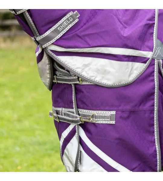 DefenceX Shield 300g Turnout Rug with Detachable Neck