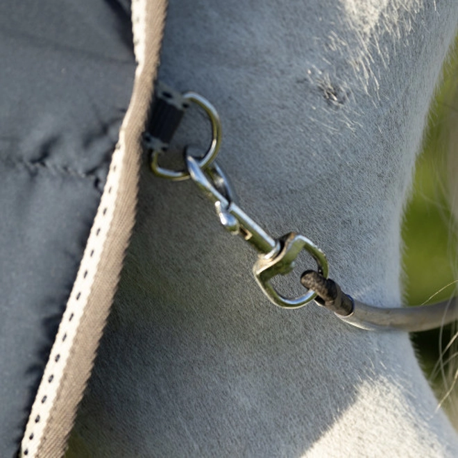 Additional Image for DefenceX Shield 200g Liner Rug with Detachable Neck Navy