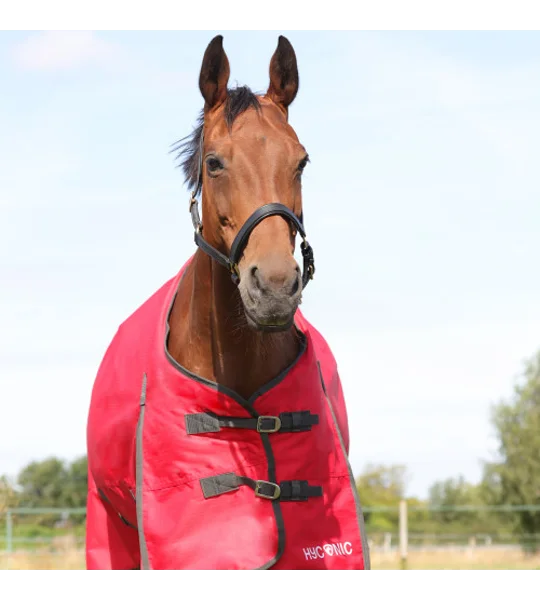 HyCONIC 200g Turnout Rug Red