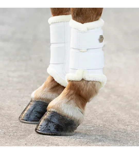 Coldstream Bowden Brushing Boots (Pack of 2) White