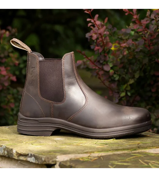Brogini 466 Kingham Unisex Oiled Pull-On Yard Boots Brown
