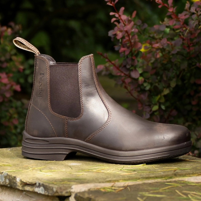 product Image for Brogini 466 Kingham Unisex Oiled Pull-On Yard Boots Brown