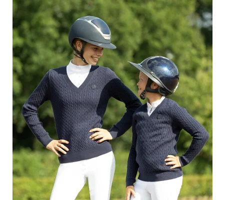 Coldstream Next Generation Clarkston Knitted V-Neck Jumper Navy