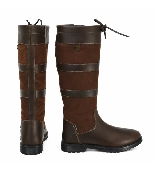 Hy Equestrian Bakewell Long Country Boot Dark Brown