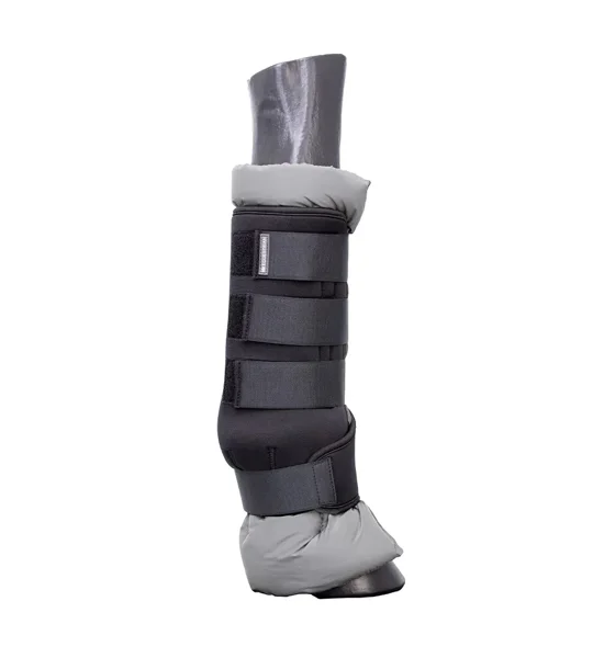 Hy Equestrian Stable Protection Boot - Black with Grey Lining