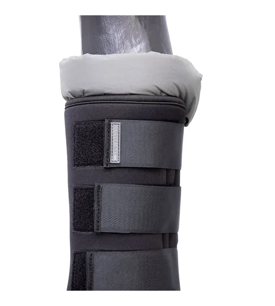 Hy Equestrian Stable Protection Boot - Black with Grey Lining