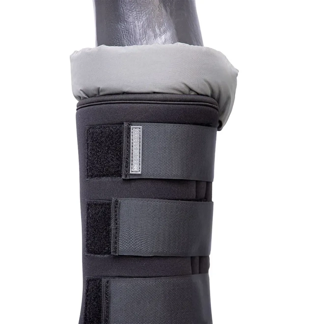 Additional Image for Hy Equestrian Stable Protection Boot - Black with Grey Lining