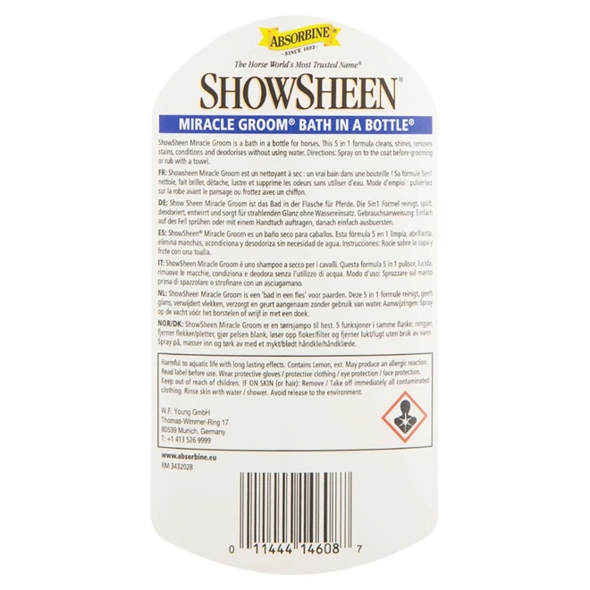 Additional Image for Absorbine Showsheen Miracle Groom 946 Ml