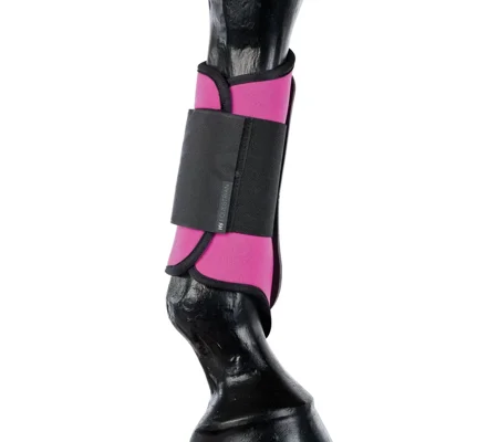 Hy Equestrian Brushing Boots - Pink