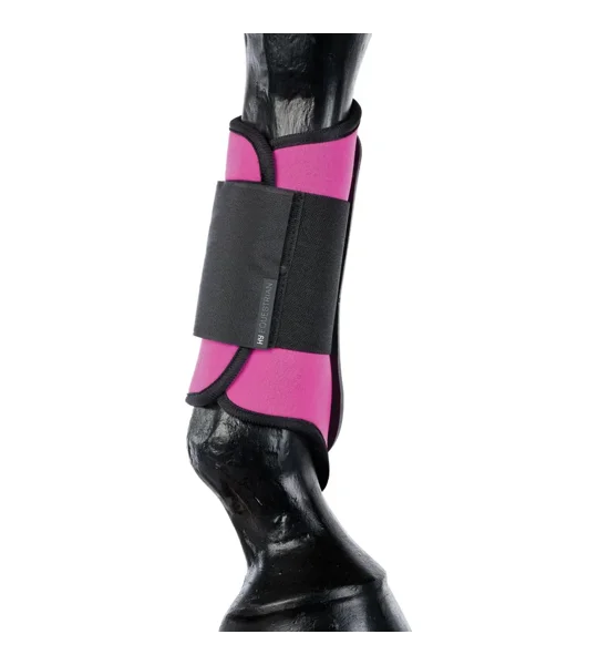 Hy Equestrian Brushing Boots - Pink
