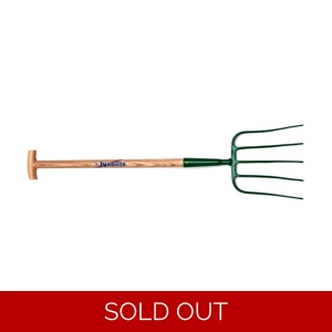 Fyna-Lite Ash Handle Manure Fork 5 Prong T Handle