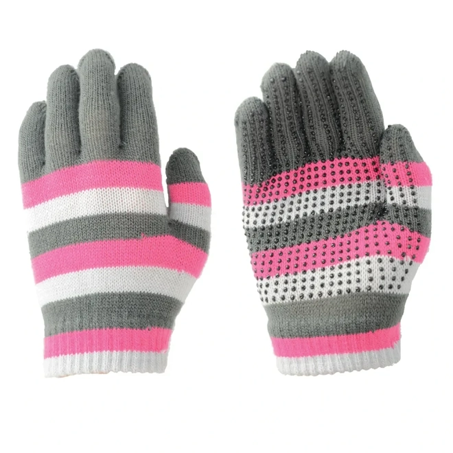 product Image for Hy Equestrian Magic Striped Gloves One Size