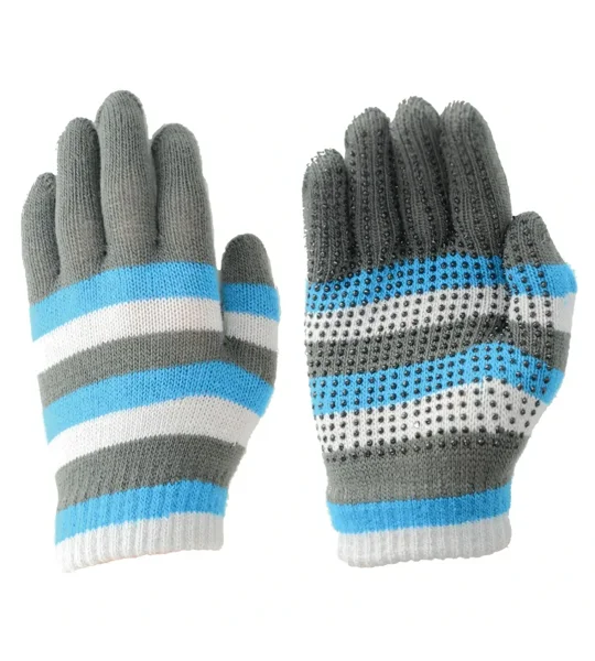 Hy Equestrian Magic Striped Gloves One Size