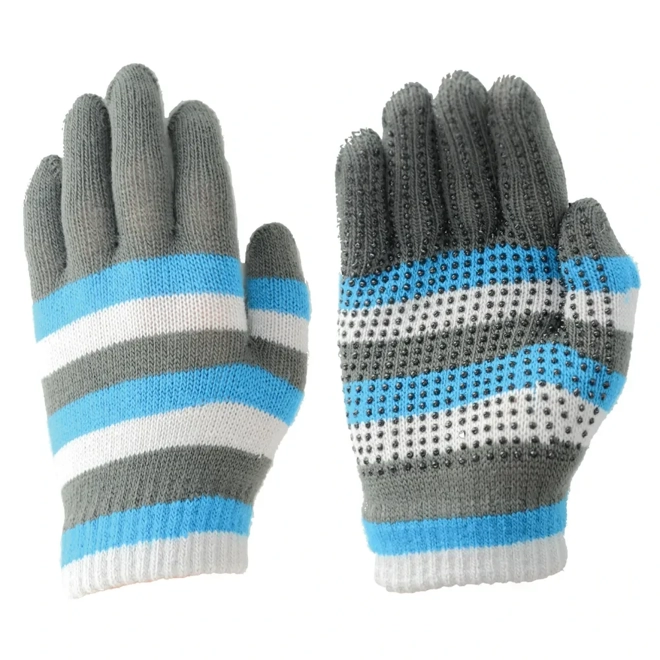 Additional Image for Hy Equestrian Magic Striped Gloves One Size