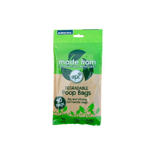 Additional Image for Ancol Made From Degradable Flat Pack Poop Bags - 40 Bags